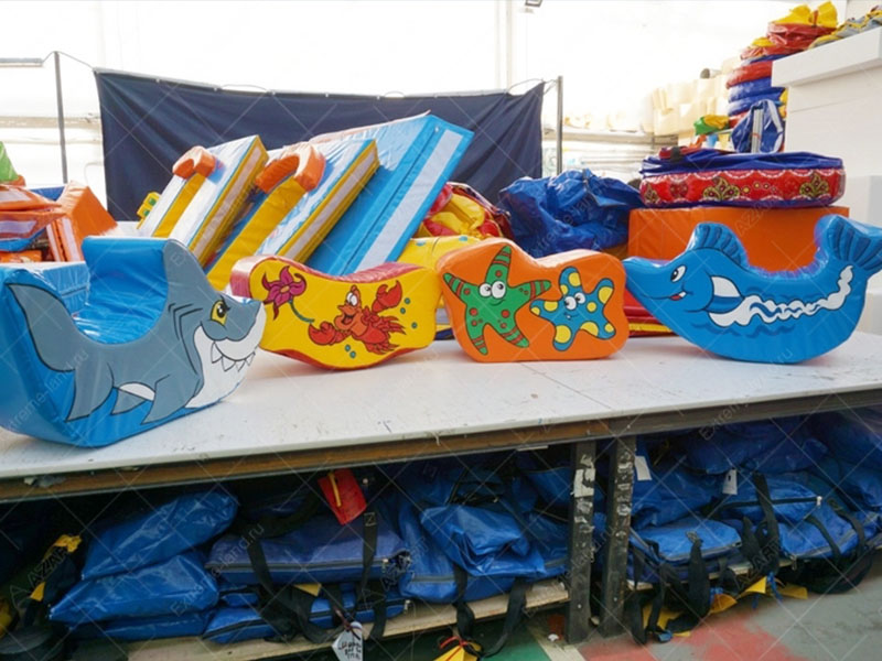 Набор мягких детских модулей "Морские фигуры"