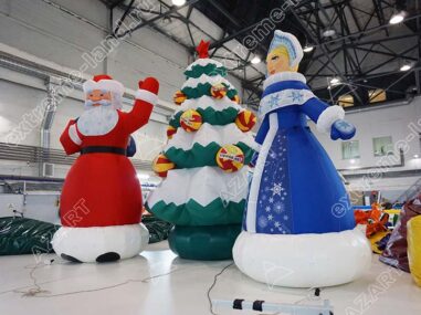 Набор надувных новогодних фигур